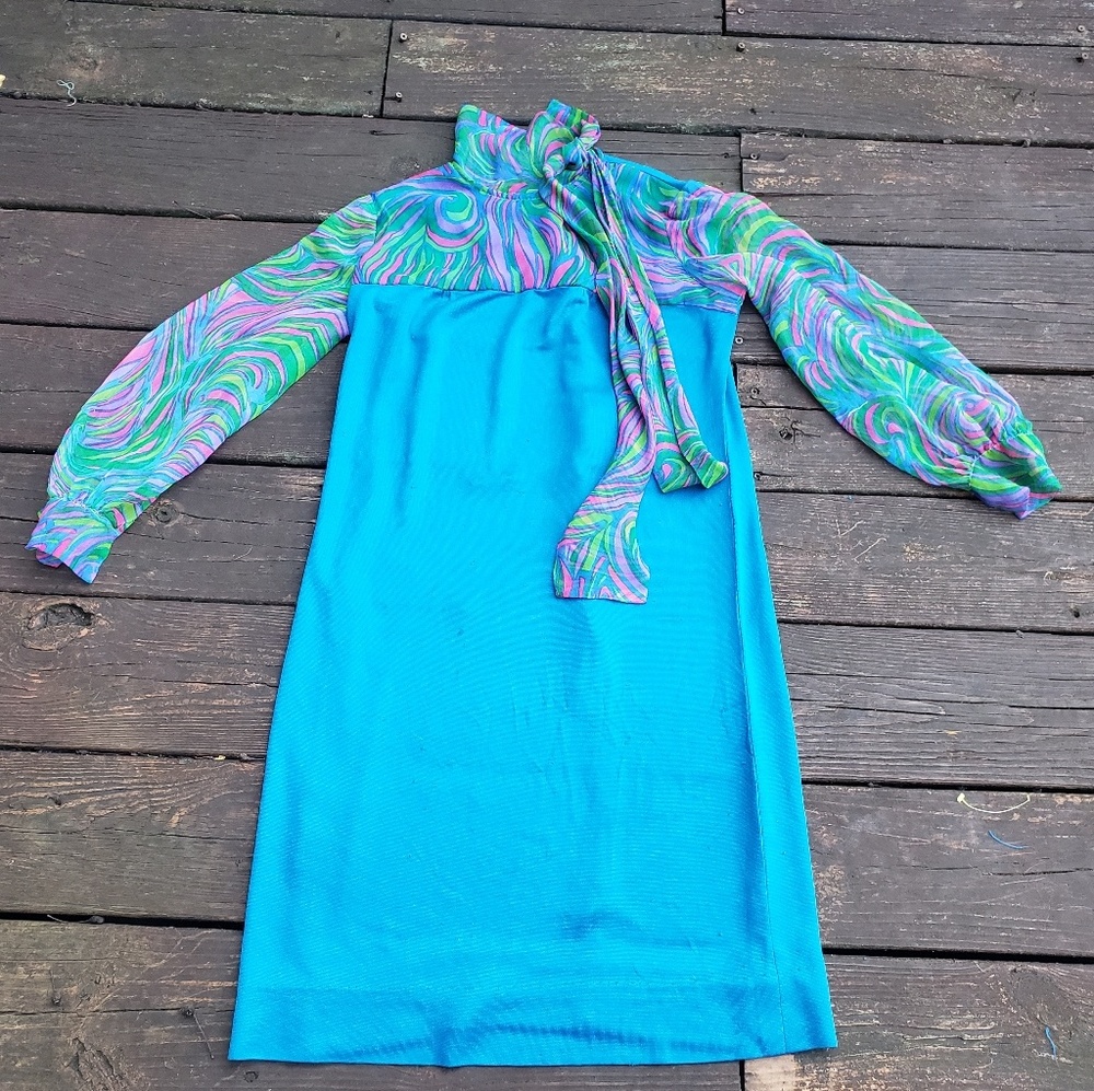 COPY - Vintage 60s psychedelic Twiggy dress